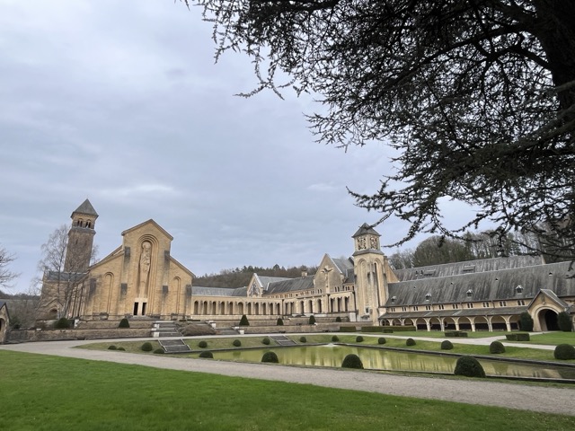 中世紀修道院廢墟 比利時Abbaye d'Orval 比利時修道院