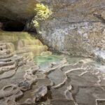法國Les Grottes de La Balme 法國天然神秘洞穴 法國里昂附近景點 石灰華堤池
