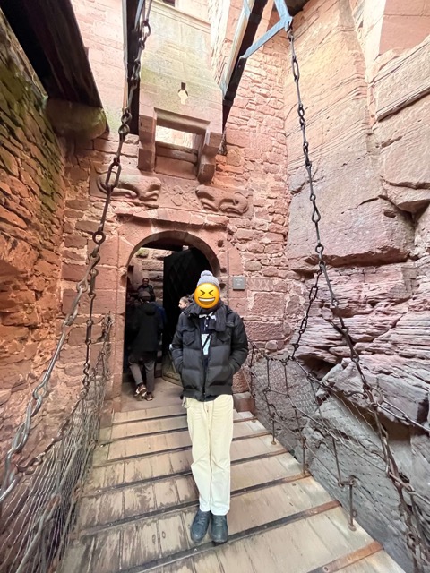 法國阿爾塞斯 alsace周邊景點 國王城堡 Château du Haut-Kœnigsbourg 國王城堡入口