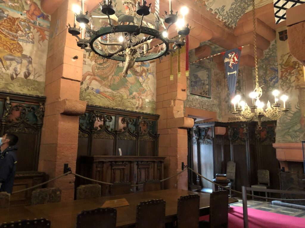 法國阿爾塞斯 alsace周邊景點 國王城堡 Château du Haut-Kœnigsbourg 
城堡會議廳