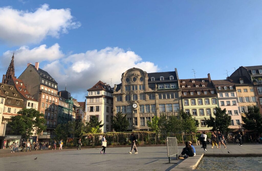 史特拉斯堡逛街 史特拉斯堡景點 法國strasbourg 克勒貝爾廣場 Place Kléber